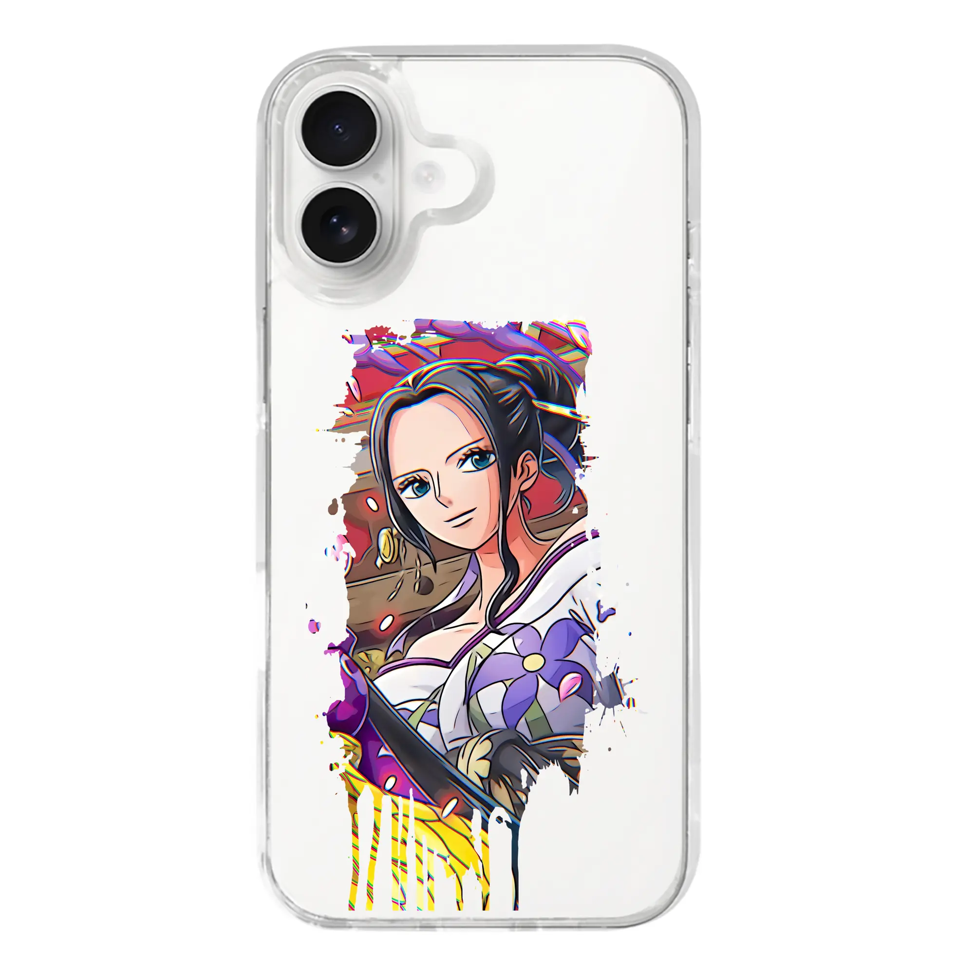 ワンピース グッズ ニコ・ロビン - iPhone 17シリーズ 透明スマホケース – 薄型・耐衝撃・精密フィット保護カバー